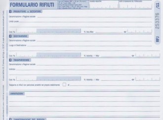 VADEMECUM - FORMULARIO DI IDENTIFICAZIONE RIFIUTO