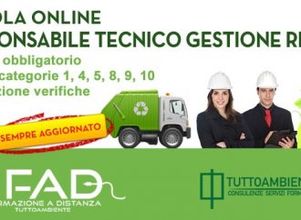 Scuola online Responsabile Tecnico - Gestori Rifiuti